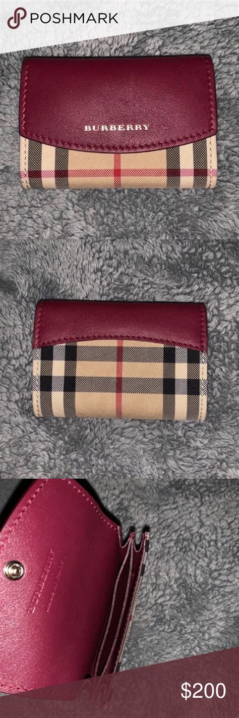 burberry small folding wallet|card holder burberry.